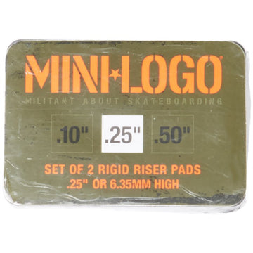 MINI LOGO RISER PAD BLACK; 25"