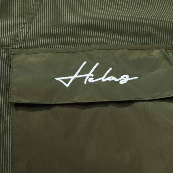 HÉLAS MOMENT WIND QUARTER ZIP GREEN
