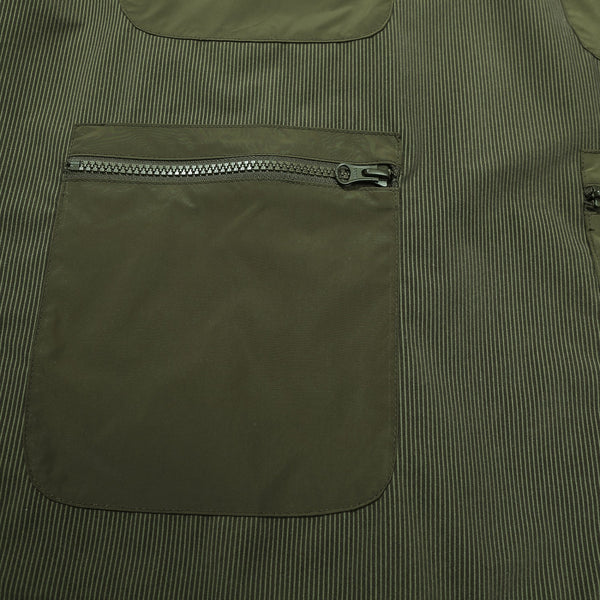 HÉLAS MOMENT WIND QUARTER ZIP GREEN