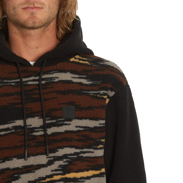 VOLCOM ISO91 HOODIE BARK BROWN