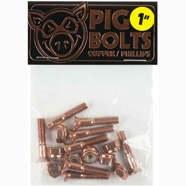 Pig Copper Phillips Bolts Csavarkészlet; 1"