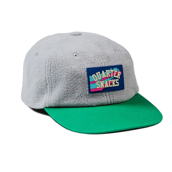 QUARTERSNACKS Fleece Cap Grey/Green