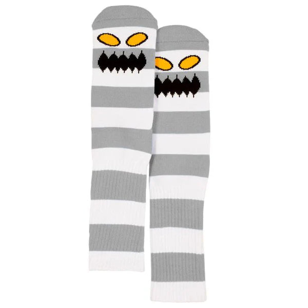 Toy-Machine Monster Big Stripe Socks Grey
