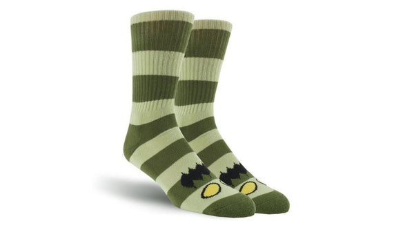Toy-Machine Monster Big Stripe Socks Green