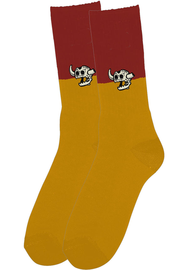 Toy-Machine Dead Monster Split Socks Maroon