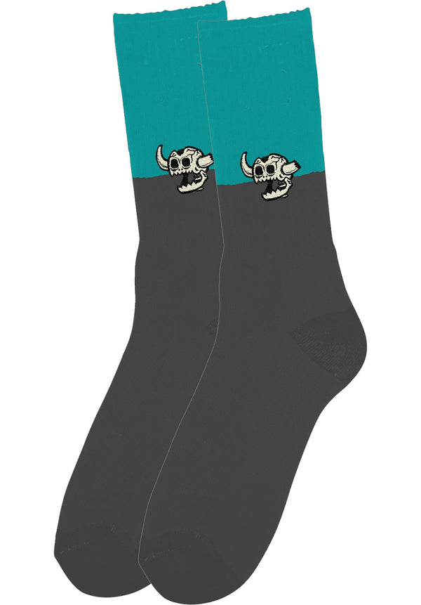 Toy-Machine Dead Monster Split Socks Teal