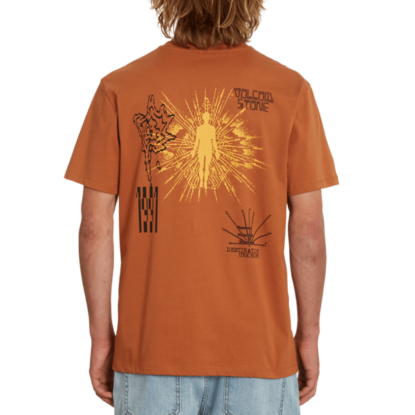 VOLCOM RENAISSANCE BSC SS TEE MOCHA