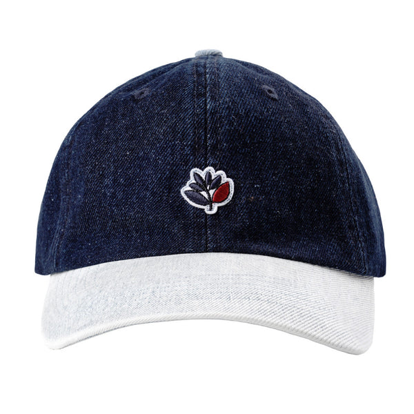 Magenta 2tone Denim Hat Blue