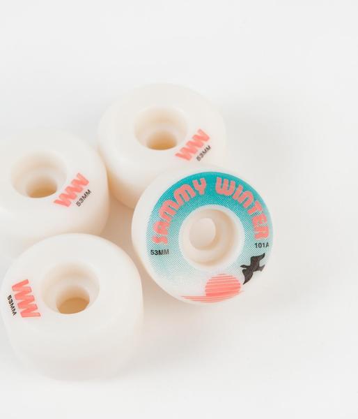 WAYWARD Gördeszka Kerék Funnel Pro Sammy Winter White/Red; 53 MM