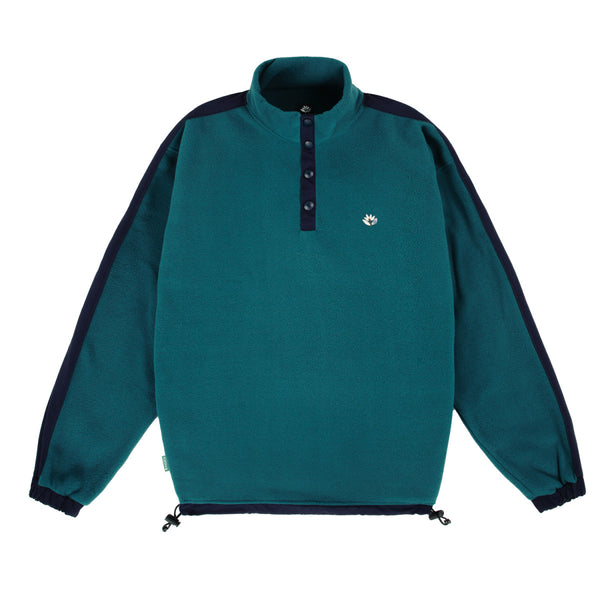 Magenta Kaneda Fleece High Neck Petrol Blue